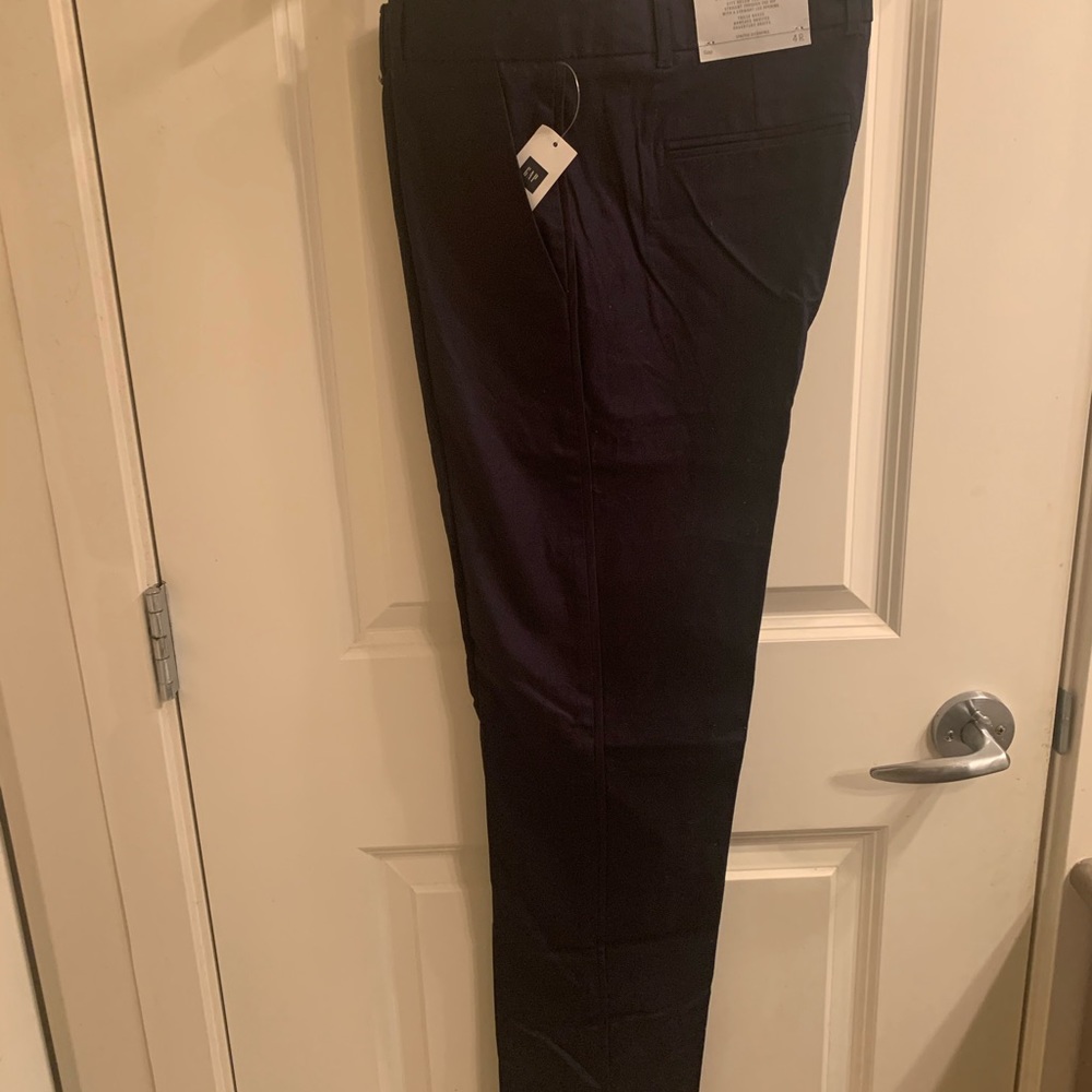 Gap navy true straight pant